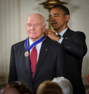 John Glenn Receives Presidential Medal of Freedom
