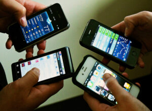 Four smartphones