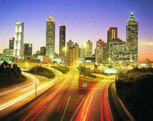 Atlanta, Georgia city skyline