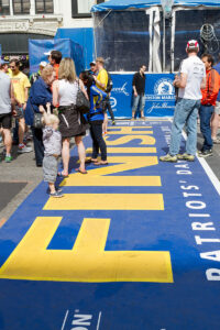 Boston Marathon finish line