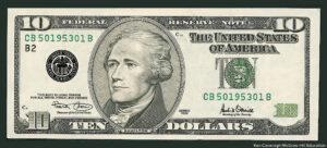 Ten Dollar Bill. Ken Cavanagh/McGraw-Hill Education. MHE World.