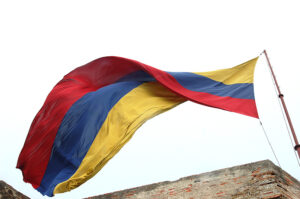 the flag of Colombia