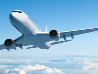 airline plane in flight