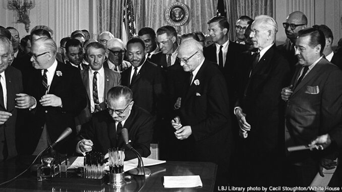 070914_01P_FS Signing of the 1964 Civil Rights Act