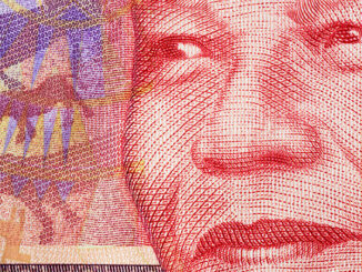New South African Fifty Rand banknote featuring Nelson Mandela portrait