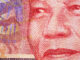 New South African Fifty Rand banknote featuring Nelson Mandela portrait