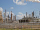 Big oil refinery in Texas City Texas