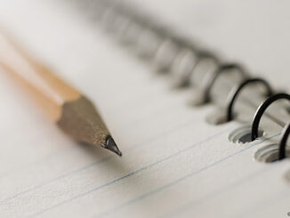 Pencil and notebook