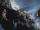 Artist's Concept of Deep Impact's Encounter with Comet Tempel 1