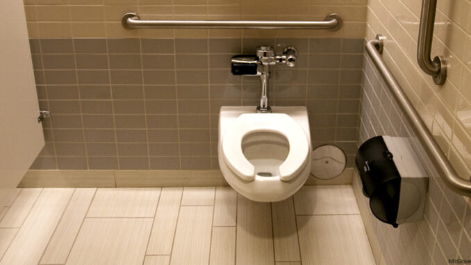 120114_03P_FS Handicap accessible stall in restroom