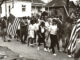 Participants marching in the civil rights march from Selma to Montgomery, Alabama in 1965.