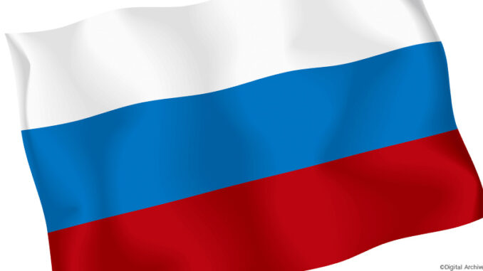 031615_03P_FS Russian flag. Photo: ©Digital Archive Japan/Alamy