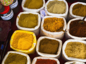 Bags of Indian Spices. Photo: Space Images/Blend Images LLC