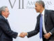 President Obama shakes hands with Raúl Castro. Photo: Official White House photo by Amanda Lucidon