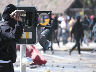 Street demonstration. Photo: Luis Sandoval Mandujano/Getty Images