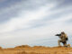 U.S. Army Sergeant provides security during a patrol of the Riyadh village in Iraq March 8, 2007. The Sergeant is assigned to Delta Company, 2nd Platoon, 2nd Battalion, 27th Infantry Regiment, 3rd Brigade Combat Team, 25th Infantry Division, Schofield Barracks, Hawaii.Stocktrek Images/Getty Images."MHE Canada MHE USA".