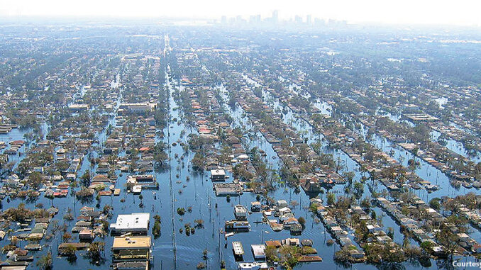 katrina-new-orleans-flooding3-2005CMYK Hurricane Katrina - New Orleans flooding. Courtesy of NOAA. National Oceanic & Atmospheric Administration (NOAA). "Business Unit Rights: MHE World Distribution Rights: World Adaptation Rights: Yes"