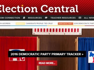 Election Central Web site landing page