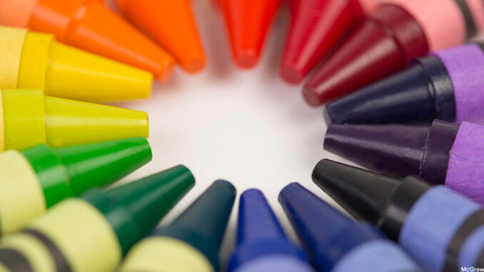SEG030913 Crayon wheel. McGraw-Hill Education. MHE World