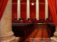 Interior view of the Court Chamber of the United States Supreme Court, Washington D.C., USA. The US Supreme Court Building, designed by architect, Cass Gilbert, was built from 1932 to 1935. Carol Highsmith, photographer. Photographed: [between 1980 and 2006]. 1 color transparency; 4 x 5 in. or smaller. Forms part of the Carol M. Highsmith Archive. Gift and purchase; Photographs in the Carol M. Highsmith Archive, Library of Congress, Prints and Photographs Division. MHE World.