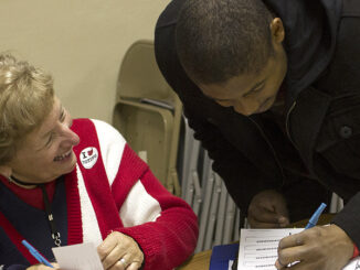 Voters on Election Day.