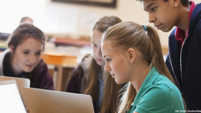 091216_02P_IS Students in today's classroom can use the Internet to voice their opinions anywhere. Classroom Connection gives you the chance to speak out on political issues.
