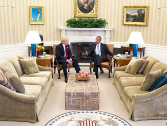 President Barack Obama meets with President-elect Donald Trump in the Oval Office, Nov. 10, 2016.