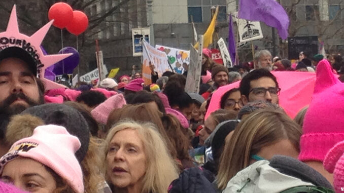 Washington, D.C. protest crowd
