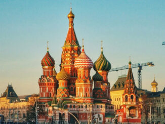 View of St. Basil's Cathedral (Cathedral of Vasily the Blessed) in Red Square