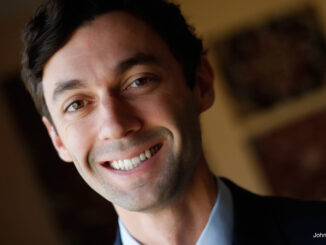 In this Feb. 10, 2017, photo, Democratic candidate for Georgia's 6th congressional district Jon Ossoff poses for a portrait in Atlanta.