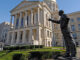 Capitol Capital Building and grounds complex in Atlanta Georgia GA statue former Governor and US Senator Richard B Russell
