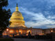 The Capitol Building at night in Washington DC - United States