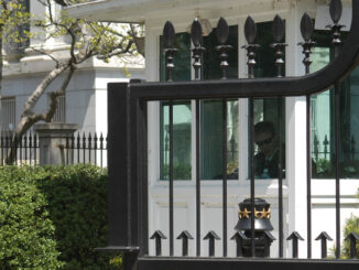 The Gate House to the White House in Washington D.C.