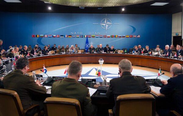 060117_01_IS Gen. Martin E. Dempsey, chairman of the Joint Chiefs of Staff, joins his NATO counterparts at a conference in Brussels, Belgium, May 14, 2013.