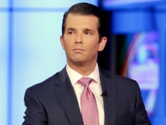 Donald Trump Jr. is interviewed by host Sean Hannity on the Fox News Channel television program, in New York 