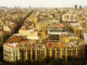 High angle view of a cityscape, Barcelona, Spain