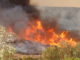 California Wildfire approaching Homes