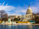 The Capitol and Reflecting Pool in Washington, DC.