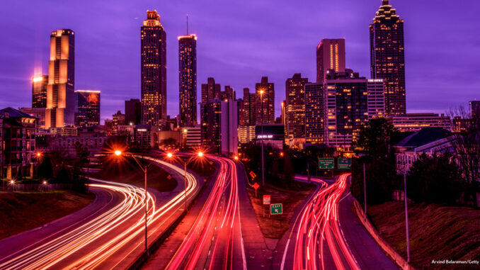 040218_01P_FS Atlanta city skyline at night
