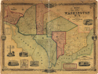Map of the city of Washington D.C., James Keily, surveyor