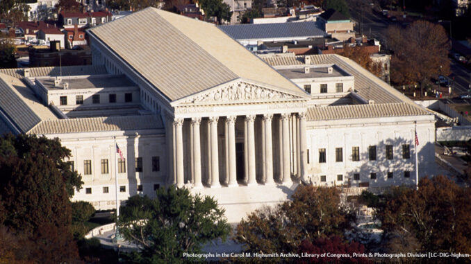 043018_02P_FS Aerial view of the Supreme Court, Washington, D.C.
