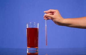 Demonstrating a vacuum with a straw 