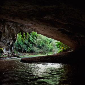 ave entrance at Tam Lot Caves, Soppong, Mae Hong Son Province, Thailand