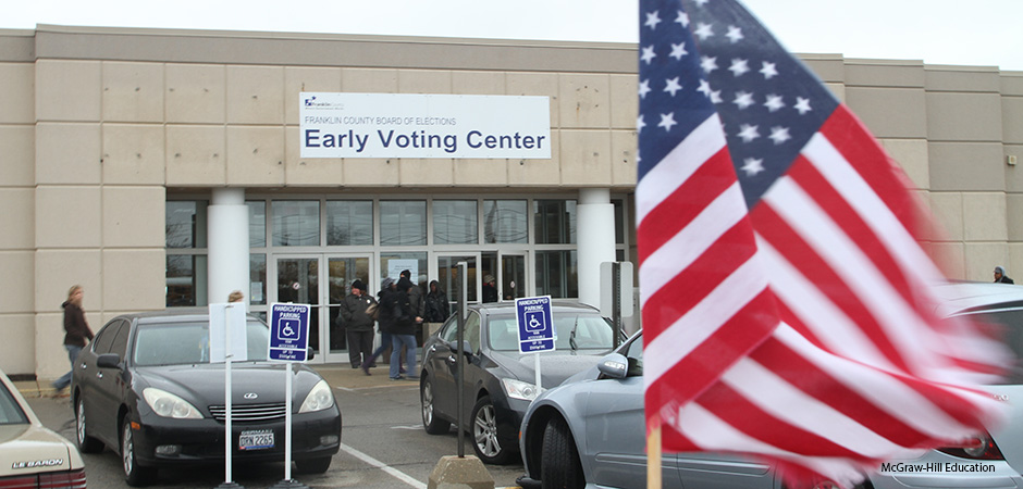 Early Voting Center in Columbus, Ohio