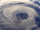 A Hurricane on Earth viewed from space (rendered image)