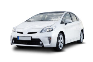 Toyota Prius hybrid car (model year 2012)