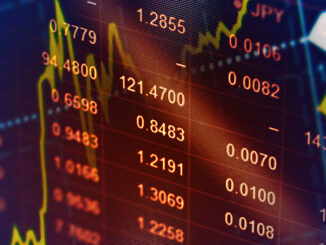 World economics graph. Finance concept
