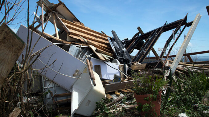 101518_03P_FS Trailer home destroyed by Hurricane Irma