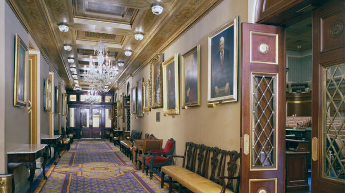 House Chamber doorway, U.S. Capitol, Washington, D.C.