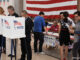 People at polling place